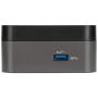 Targus USB-C Hub for Laptop Docking Station, Universal Quad HD Docking Station (DOCK520USZ)