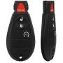 DRIVESTAR Keyless Entry Option Replacement Car Key for Chrysler 300/Town & Country,for Dodge Challenger/Durango/Grand Caravan/Journey,for Jeep Commander M3N5WY783X, IYZ-C01C, Set of 2