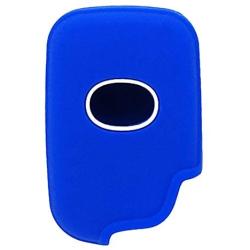 XUHANG Sillicone key fob Skin key Cover Keyless Entry Remote Case Protector Shell for Lexus GS430 GS300 IS350 IS250 LS460 GS450h GS350 ES350 LS600h LX570 RX450h RX350 HS250h blue