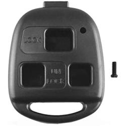 Not Needed for Cutting-Key Shell Replacement for Toyota Land Cruiser Key Fob Cover with Screwdriver Without Blade(3Buttons)