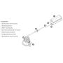 Lightolier (Pack of 4) 3'' 8W Round Mini Gimbal, 90 CRI, 3000K, Narrow Flood, White, LED Down Light, Easy to Use and Install, Save Time and Energy
