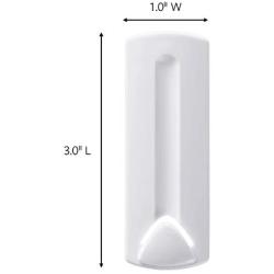 Command Wire-Back Hangers, Indoor Use, 3 hangers, 6 strips, Decorate Damage-Free (17043-ES)