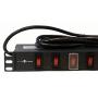 Ares Vision 8 Separately Switched outlets with Overload Protection 15Amp (8 Outlets)