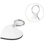 Fbaby 10pcs DIY Sublimation Double-Sided Heat Transfer Keychain Blanks Wooden Hard Board Key Rings White Blank MDF Key Chain for Heat Press (Heart-Shaped)