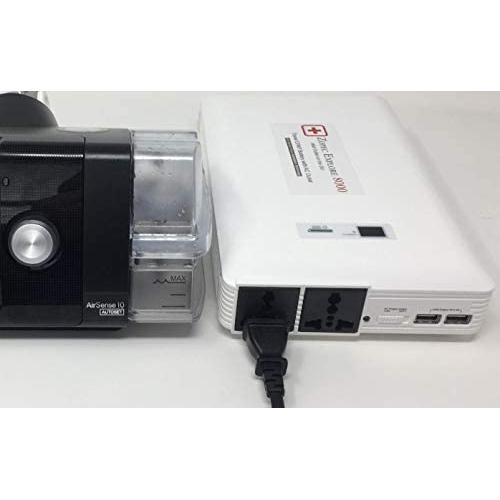 Zopec EXPLORE 8000 Universal CPAP Battery Backup Power Supply (3-4 Nights). Automatic Switch and Uninterrupted Sleep! Only Battery You can Sleep All Night with Humidifier! Works with All CPAP Brands.