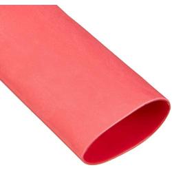 Double Wall Adhesive Lined Marine Grade Heat Polyolefin Shrink Tubing A81474-1'' ID - Red - 6 Inches - 6 Pack