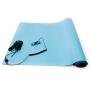 Bertech-2059T ESD High Temperature Mat Kit, 2 Feet Wide x 4 Feet Long x 0.08 Inches Thick, Blue, Includes a Wrist Strap and Grounding Cord, RoHS and REACH Compliant (Assembled in USA)