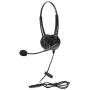 Dual Ear Cisco Headset | Noise Canceling Microphone Headset Compatible with Cisco Phones with RJ9 Headset Jack | RJ9 Headset Quick Disconnect Cord Included | HD Voice Quality | Comfortable