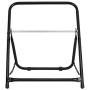 AdirPro Durable Single Axle Cable Caddy - Commercial Industrial Grade Steel Wire Dispenser - Compact Design Holds Cable Reels Up to 20'' Diameter and 100 lb Capacity (Black)