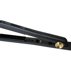 HSI Professional Glider | Ceramic Tourmaline Ionic Flat Iron Hair Straightener | Straightens & Curls with Adjustable Temp | Incl Glove, Pouch, & Travel Size Argan Oil Hair Treatment | Packaging Varies