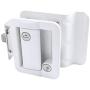 Entry Door Locks Latch Handle Deadbolt for RV Travel Trailers Black Universal(White)