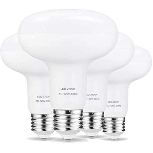 BR30 LED Bulb,12W(100W Equivalent),Soft White Warm 2700k Dimmable,R30 Flood Light Bulbs E26 Lightbulbs,for Recessed Indoor/Outdoor Ceiling Fan (4-Pack)