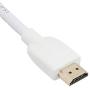Amazon Basics High Speed 1.4B HDMI Cable - Supports Ethernet, Full HD 3D, 4K HDR and ARC (4K@60Hz, 18Gbps) - 3 Foot, White