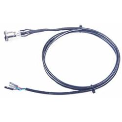 KNACRO 16mm Chassis Switch Metal Button Switch with 100CM 3.3FT Extension Cable Blue Ring LED Suitable for DIY Computer Switch and Restart Button(Ring, Blue)