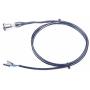 KNACRO 16mm Chassis Switch Metal Button Switch with 100CM 3.3FT Extension Cable Blue Ring LED Suitable for DIY Computer Switch and Restart Button(Ring, Blue)