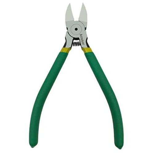Arayker Precision Wire Cutter Pliers Diagonal Side Cutter - Anti-Slip PPC Handle, 6 Inch