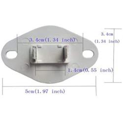 4PCS,8577274 Dryer Thermistor Replacement part-Replace Whirlpool Kenmore KitchenAid dryers-compatible with AP3919451, PS993287, 3390292.