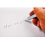 2 in 1 Vibration & massage ballpoint pen - mini Massage Tip Pen with Gift Box - Multifunction Electronic Pen (Silver)