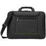 Targus Balance EcoSmart Briefcase Made from Recycled Weather Resistant & PVC-Free Material for Professional Commuter, Checkpoint-Friendly, Suspension Protection fits 15.6-Inch Laptop, Black (TBT918US)