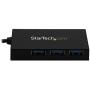 StarTech.com 4 Port USB 3.0 Hub - USB Type-A Hub with 1x USB-C & 3x USB-A (SuperSpeed 5Gbps) - USB Bus or Self-Powered - Portable USB 3.1/3.2 Gen 1 BC 1.2 Charging Hub w/ Power Adapter (HB30A3A1CSFS)
