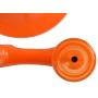 pInstrument Plastic pBone Trombone - Mouthpieces and Carrying Bag - Bb Authentic Sound for Student & Beginner - Durable ABS Construction - Orange