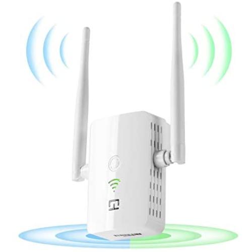 WiFi Range Extender 1200 Mbps, 2.4 & 5GHz Dual Band Network,Wireless Signal Booster & Repeater With WPS Button for WiFi Internet Connection, Easy Set Up,Coverage Up to 3000 Sq Ft & 32 Devices