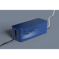 Bluelounge CableBox Cable and Cord Management System - (Moonlight Blue) - Pack of 2