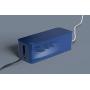 Bluelounge CableBox Cable and Cord Management System - (Moonlight Blue) - Pack of 2