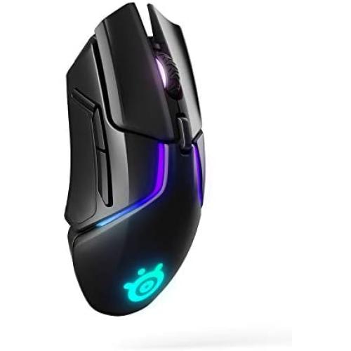 SteelSeries Rival 650 Quantum Wireless Gaming Mouse - Rapid Charging Battery - 12, 000 Cpi Truemove3+ Dual Optical Sensor - Low 0.5 Lift-Off Distance - 256 Weight Configurations - 8 Zone RGB Lighting