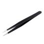 G.S 10pcs Stainless Steel Tweezer Set,Anti-Static ESD Tweezers with Non Magnetic Tips for Electronics Repair, Soldering, Crafting and Jewelry Best Quality