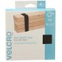 VELCRO Brand ONE-WRAP Roll Black | 30 Ft x 1-1/2 In | Reusable Self-Gripping Hook and Loop Tape | Cut Straps to Bundle Tie Materials and Tools in Garage Shed or Worksite