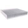 Aluminum Heatsink 3.54 x 3.54 x 0.59 inch / 90 x 90 x 15 mm Large Heat Sink Radiator Circuit Board Cooling Cooler Fin for Chip VGA RAM LED Electronic Power Amplifier - Sliver
