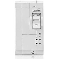 Leviton LB215-AF 15-Amp AFCI Hydraulic Magnetic Branch Circuit Breaker, White