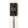 Crosley CR55-BK Wall Phone with Push Button Technology, Black