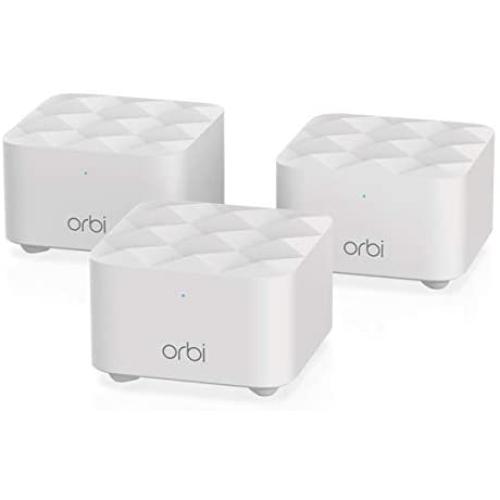 NETGEAR Orbi Whole Home Mesh WiFi System (RBK13) – Router replacement covers up to 4,500 sq. ft. with 1 Router & 2 Satellites
