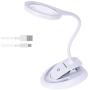 TMANGO 5X 10x Desktop Magnifier with LED Light, Bendable Gooseneck with Stand & Clamp, Rechargeable Magnifying Glass and Brightness Adjustable for Hobby, Craft, Reading, Model Building, Soldering