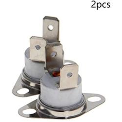 Fielect KSD301 Thermostat Bimetal Thermostat 175°C Normally Closed Adjust Snap Disc Temperature Switch for Microwave,Oven,Coffee Maker 2pcs