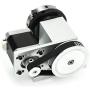 Reducing Ratio 4:1 CNC 4th-axis A-axis Rotation-axis, 4 Jaw K12-65mm Chuck Tip Indexing Head with Nema17 2-Phase 4-Wire Stepper Motor + 54mm Tailstock for CNC Router Engraving Machine