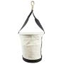 Klein Tools 5172PS Heavy-Duty Tapered-Wall Bucket with 15 Inside Pockets, No. 4 Canvas