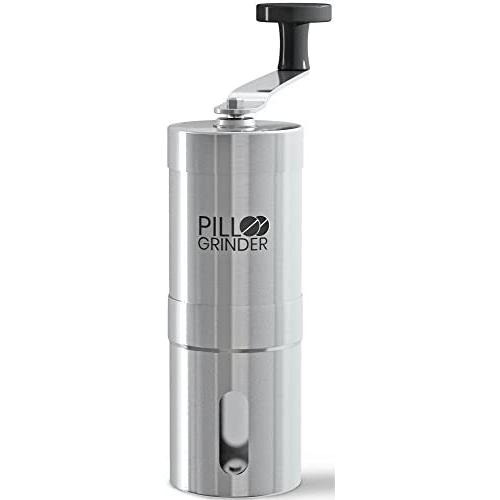 Pill Grinder - Stainless Steel Tablet & Vitamin Crusher - Grind and Pulverize Multiple Pills, Medicine to Fine Powder - Use for Feeding Tube, Kids or Pets