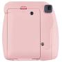 Fujifilm instax Mini 9 Instant Film Camera (Blush Pink with Clear Accents) with Twin Film Pack Bundle (2 Items), Baby Pink