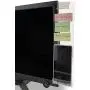 MINSA Fashion Multifunction Utility Acrylic Transparent Computer Monitors Side Panel/Memo Pads/Message Boards/Sticky Boards for Computer Screen, 1 Set (Left & Right) (Phone Holder)