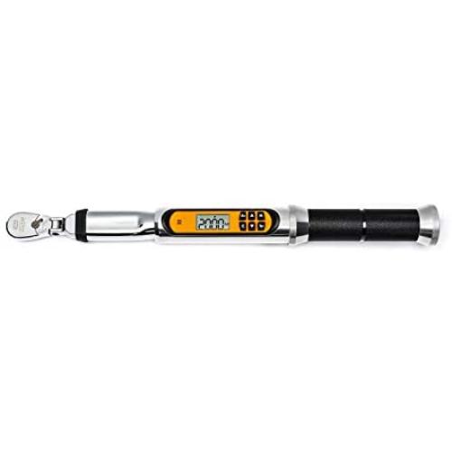 GEARWRENCH Flex Head Electronic Torque Wrench with Angle