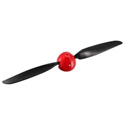 uxcell RC Folding Propellers 11x6 Inch Spinner Size D44xH43mm 3mm Motor Shaft Dia. 2-Vane for Airplane Helicopter Toy Nylon