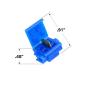 3M Scotchlok Electrical IDC 804-POUCH, Blue, 18-16 AWG(solid/stranded), 14 AWG (stranded), 25 per pouch
