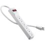 Belkin 2-Pack 6-Outlet Power Strip Surge Protector with 2ft Cord, 200 Joules (2-Pack), White