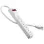 Belkin 2-Pack 6-Outlet Power Strip Surge Protector with 2ft Cord, 200 Joules (2-Pack), White