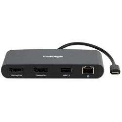 CalDigit Thunderbolt 3 Mini Dock - Bus Powered, Non Charging, 40Gbs, Dual 4K Display, USB 3.0 and Gigabit Ethernet LAN for Mac and PC, Thunderbolt 4 Compatible (Dual DisplayPort 1.2, Black)