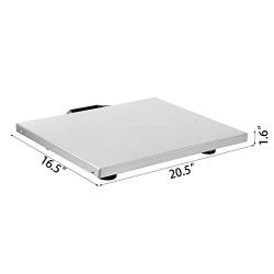 Happybuy Digital Livestock Scale 400Lbs x 0.2Lbs, Pet Vet Scale Large Platform 20.5x16.5 Inch, Stainless Steel Industrial Floor Scale Postal, Shipping Scale, Pig Scale, Dog Weight Scale