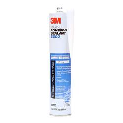 3M Marine Adhesive Sealant 5200 – For Boats and RVs – White – 1/10 Gallon Cartridge